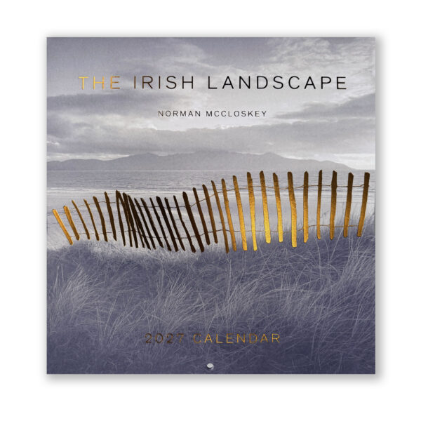 Irish Landscape Calendar 2027 by Norman McCloskey – cover with foil-stamped title